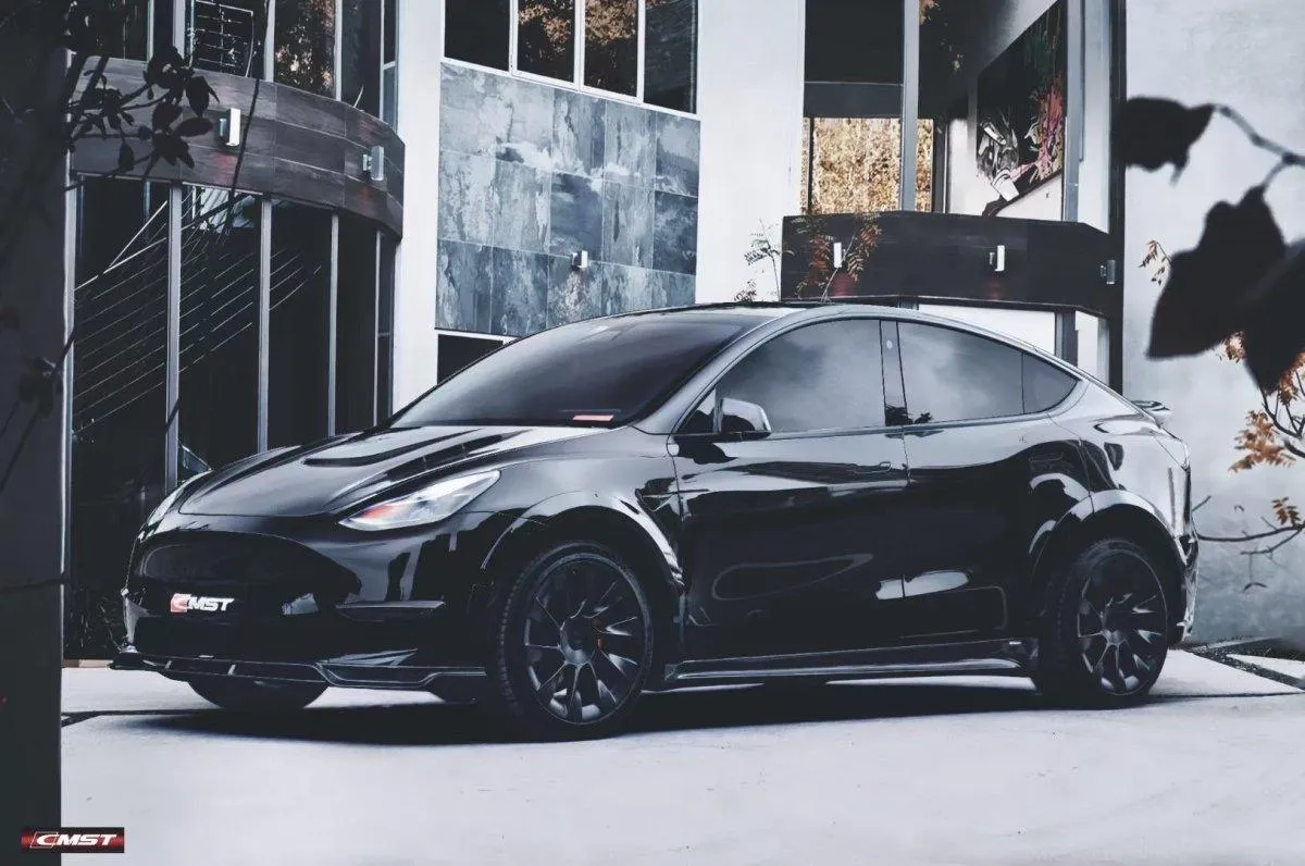 CMST Tuning V1 Side Skirts for Tesla Model Y Performance AWD Long Range RWD Carbon Fiber/FRP