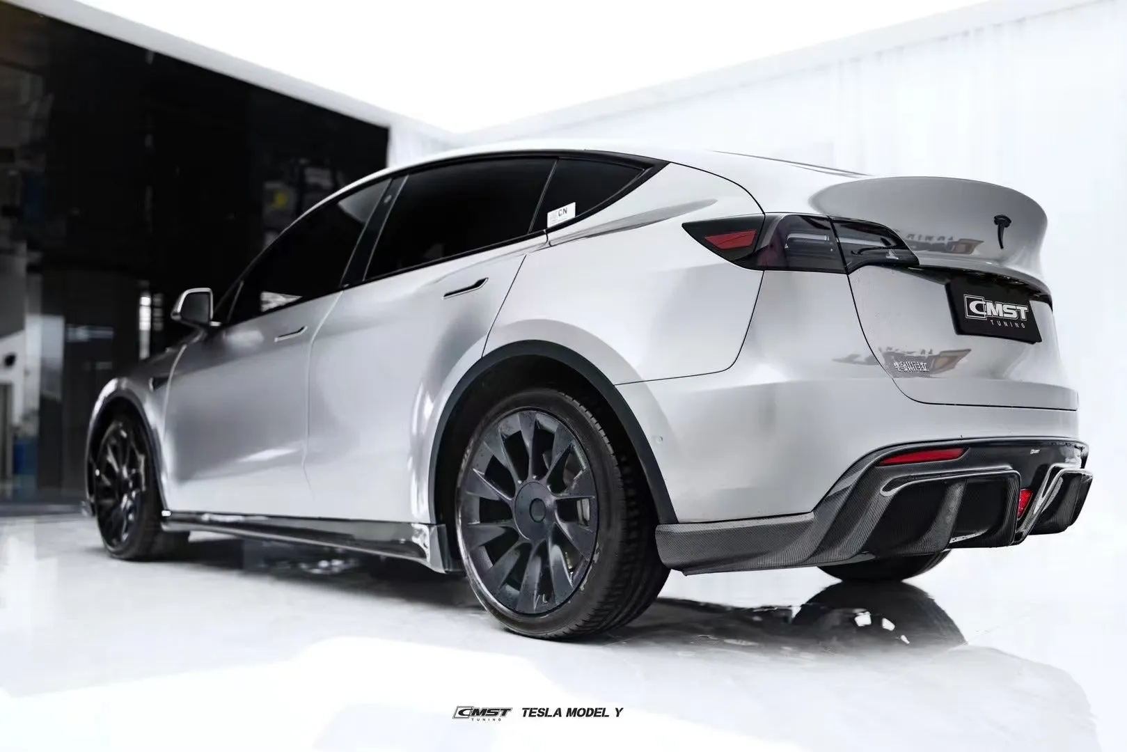 CMST Tuning V1 Side Skirts for Tesla Model Y Performance AWD Long Range RWD Carbon Fiber/FRP