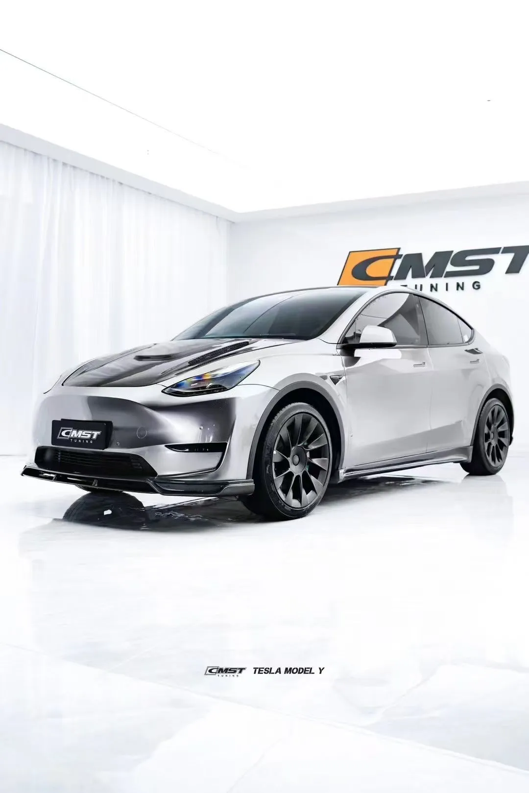CMST Tuning V1 Side Skirts for Tesla Model Y Performance AWD Long Range RWD Carbon Fiber/FRP