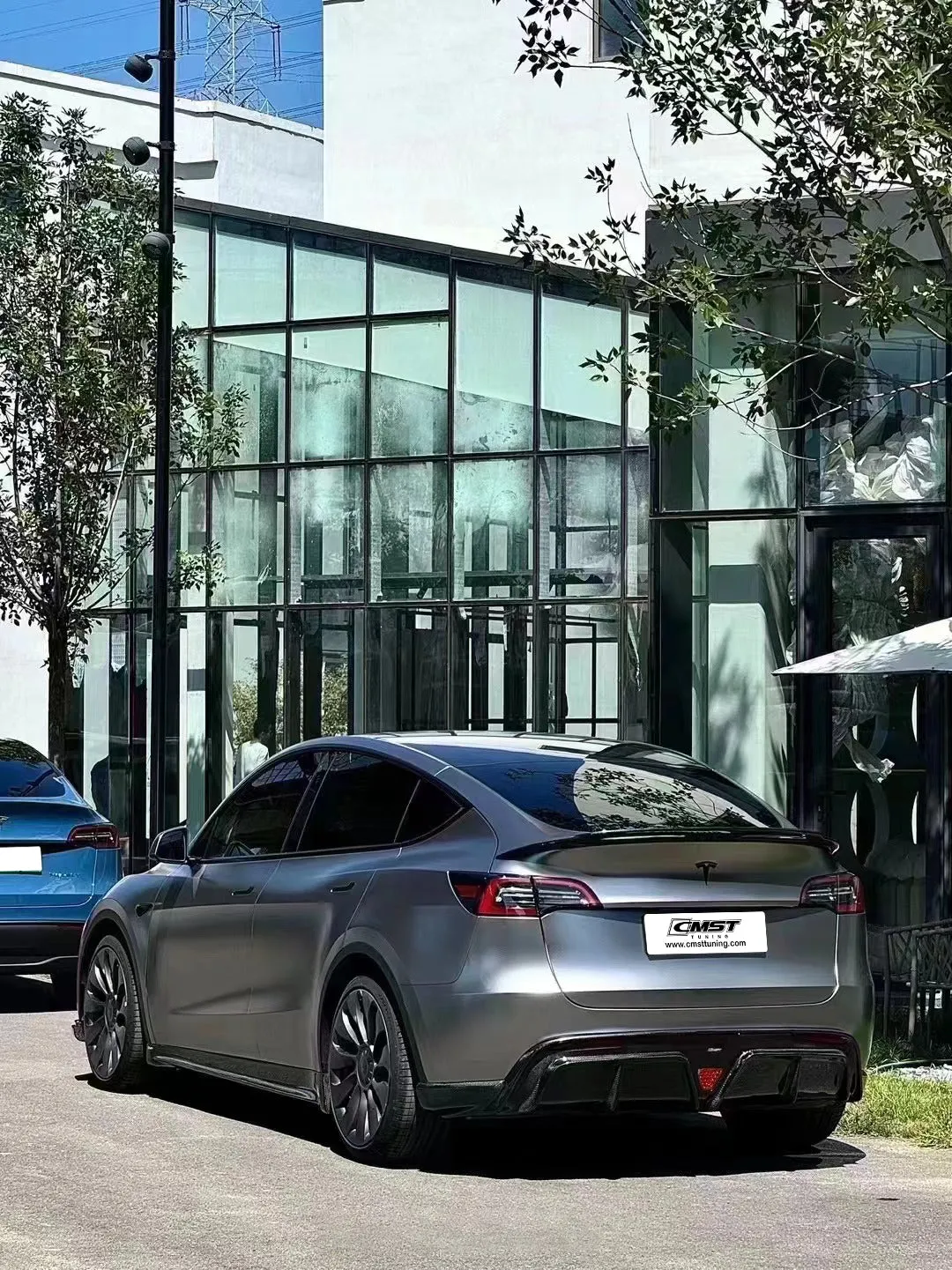 CMST Tuning V1 Side Skirts for Tesla Model Y Performance AWD Long Range RWD Carbon Fiber/FRP