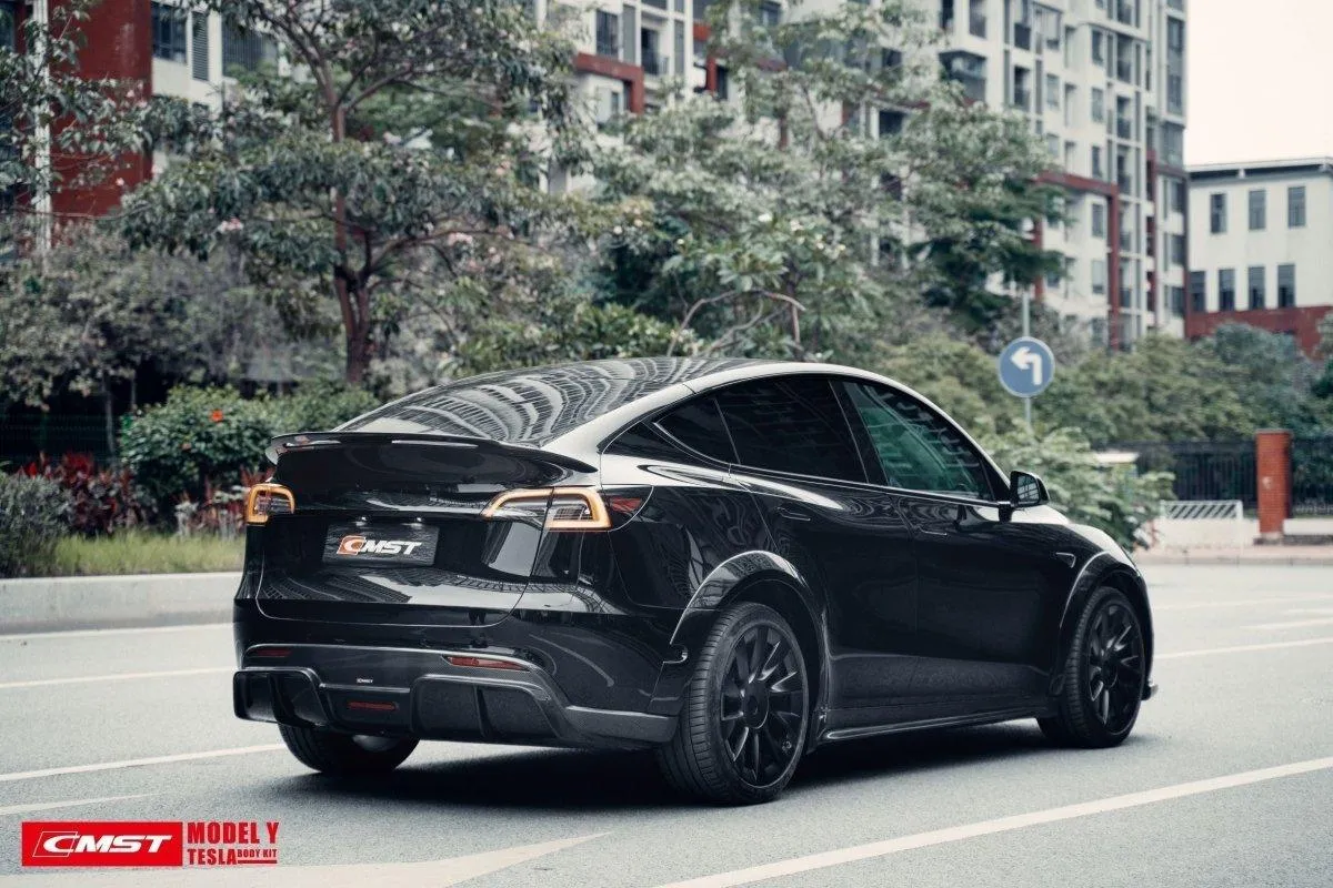 CMST Tuning V1 Side Skirts for Tesla Model Y Performance AWD Long Range RWD Carbon Fiber/FRP