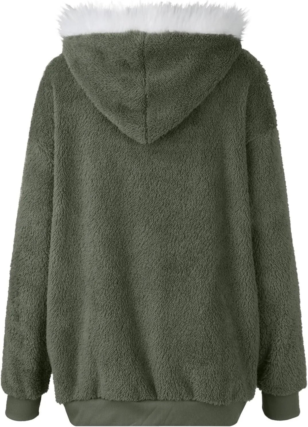 COTECRAM Winter Coats for Women 2023 Casual Plus Size Fleece Jacket Color Block Zip Up Hoodies Coat Outwear with Pockets