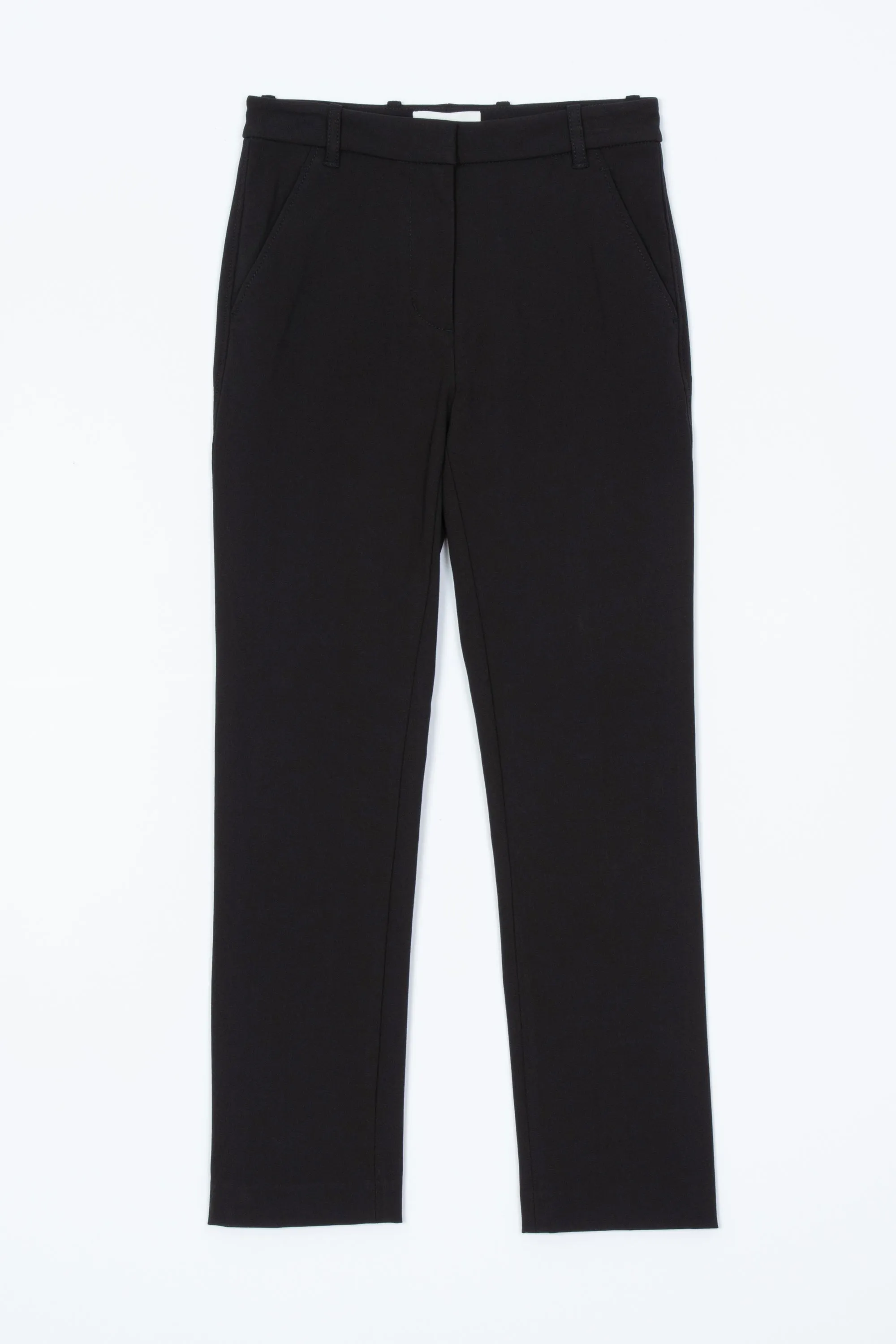 Cropped Straight Leg Trouser