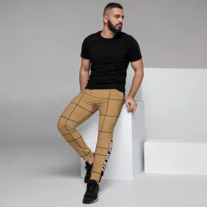 CRXWN | Drip or Dye | Plaid Season 1 Unisex Jogger Sweatpant Tan