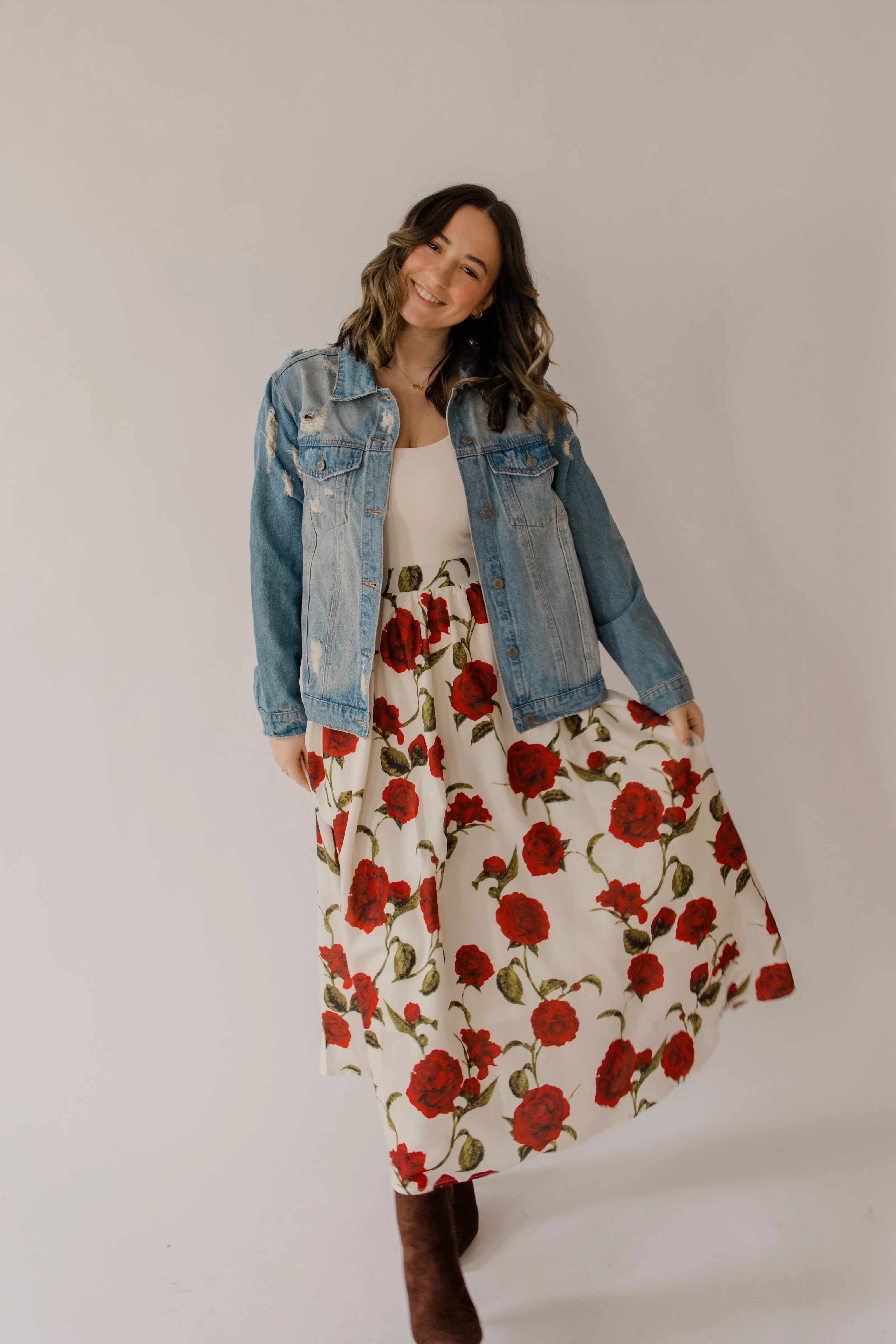 Daily Duty Distressed Denim Jacket