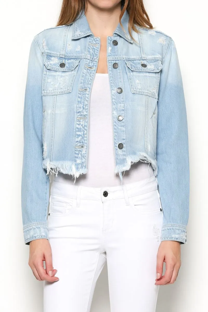 Distressed Denim Jacket