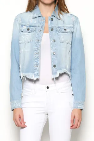 Distressed Denim Jacket