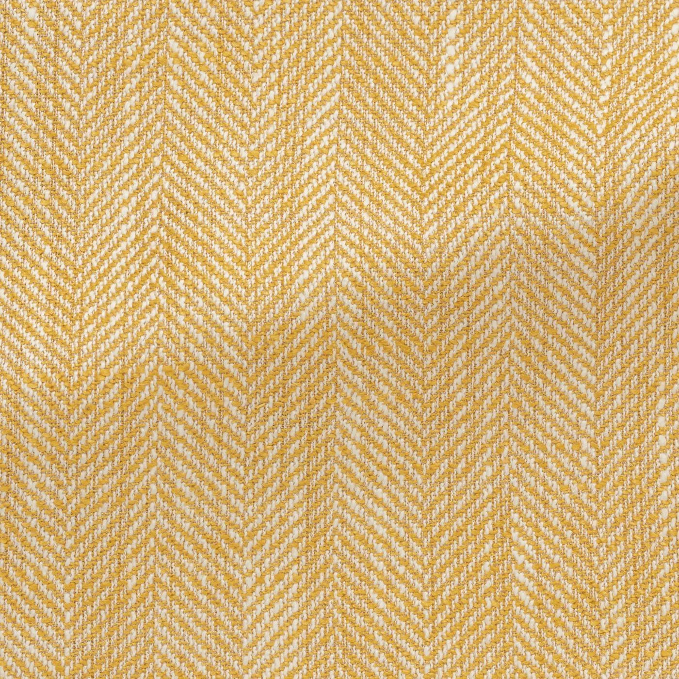 Ferla Goldenrod & White Silk, Linen & Cotton Slubbed Herringbone