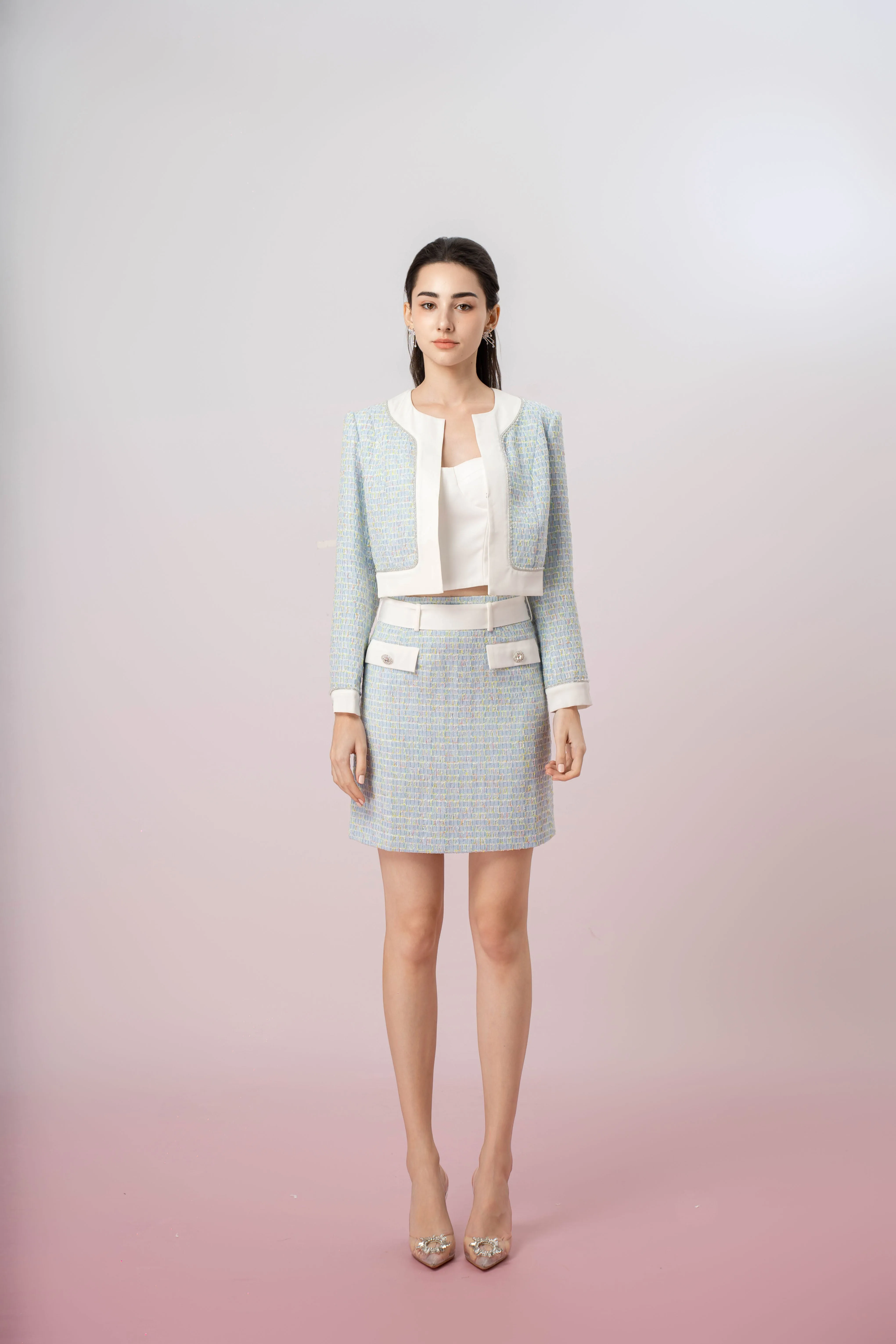 Gavrylla Blue Tweed Jacket