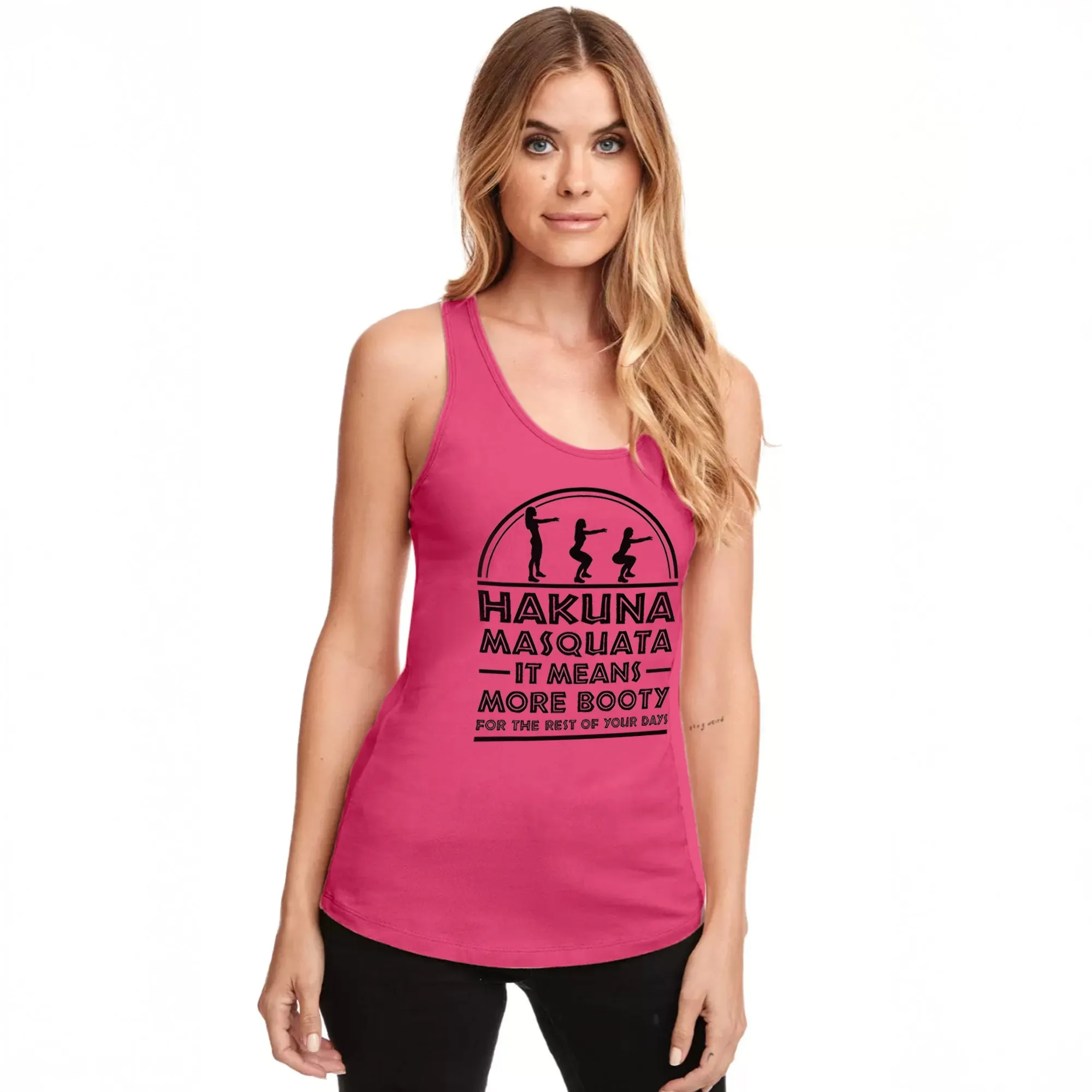 Hakuna Masquata Racerback Tank Top