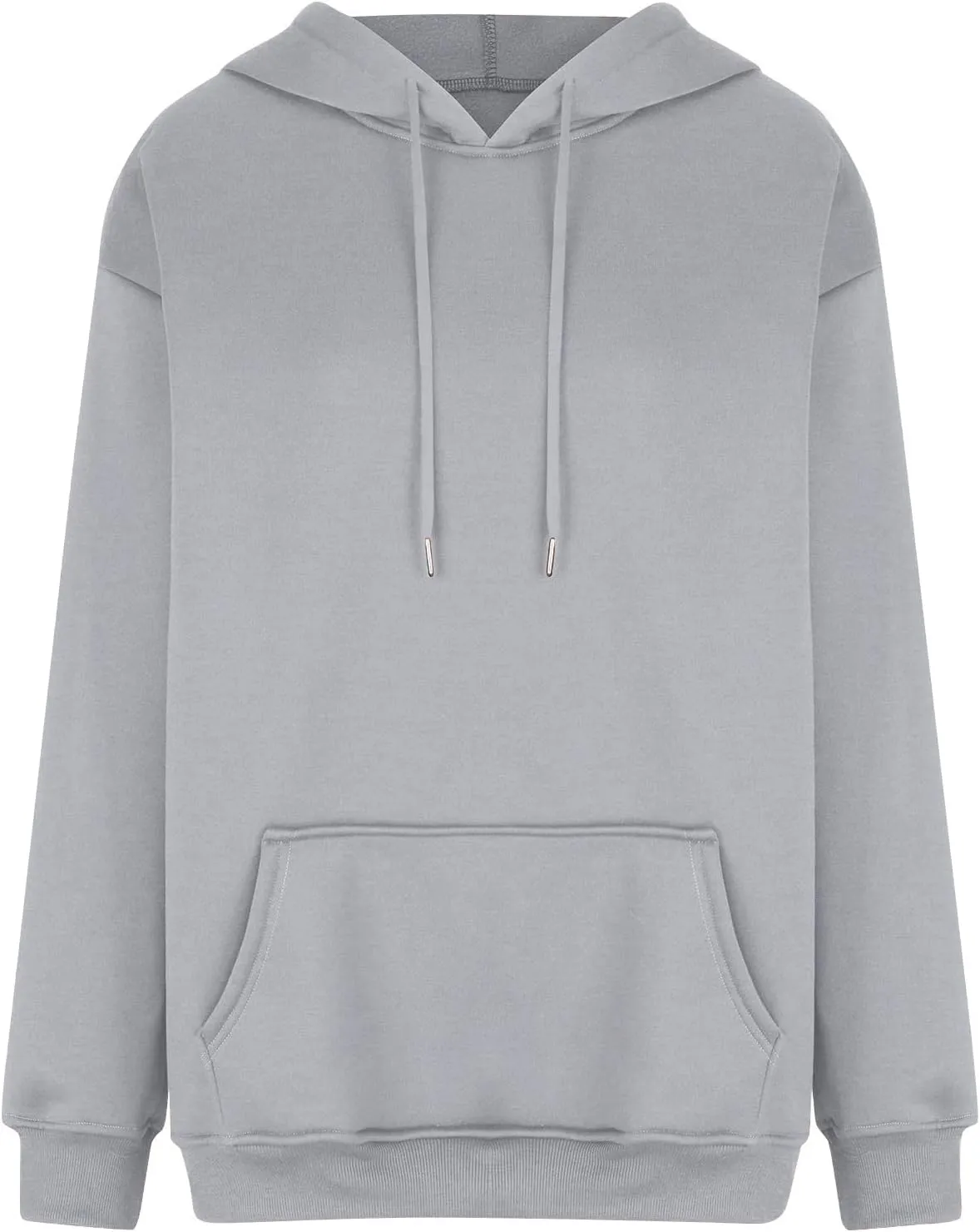 Hoodies for Women Casual Long Sleeve Drawstring Sweatshirt Lightweight Comfy Fleece Pullover Sweaters with Pocket