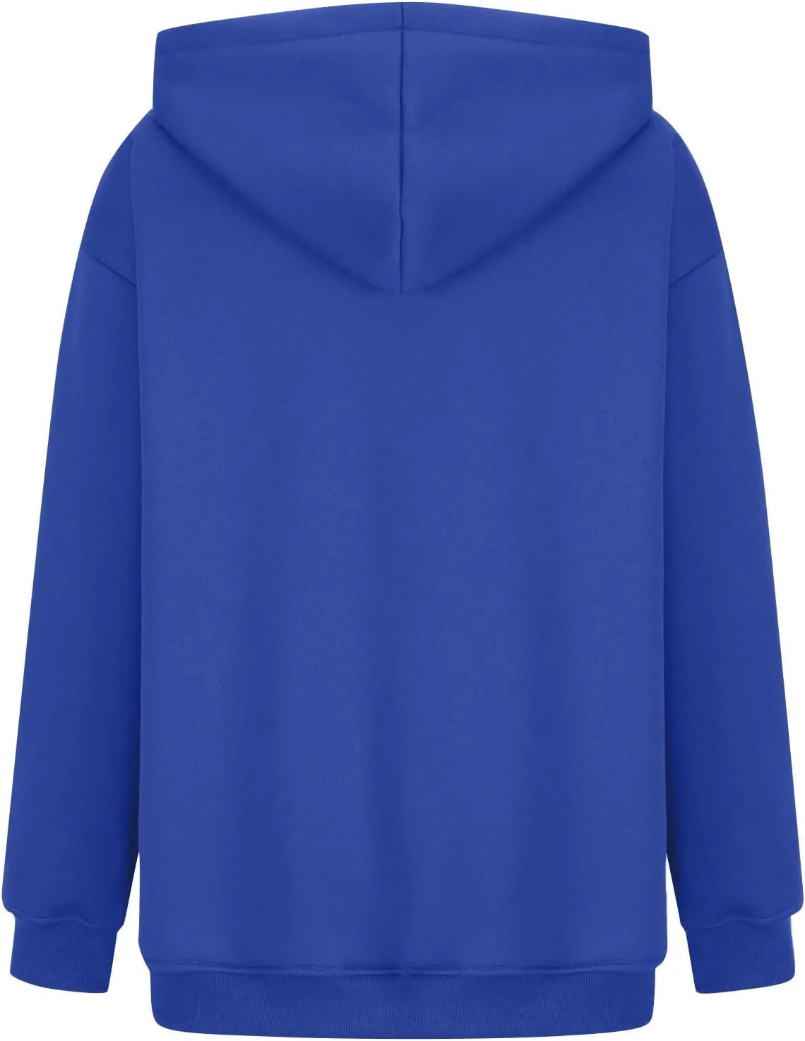 Hoodies for Women Casual Long Sleeve Drawstring Sweatshirt Lightweight Comfy Fleece Pullover Sweaters with Pocket