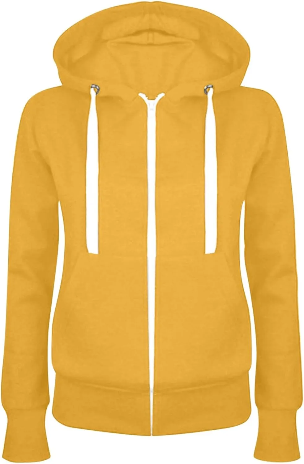 Hoodies For Women Zip Up Oversized Hooded Sweatshirt Long Sleeve Fleece Jacket With Pockets Fall Fashion Outfits 2023