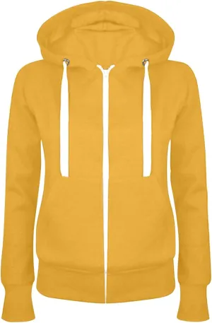 Hoodies For Women Zip Up Oversized Hooded Sweatshirt Long Sleeve Fleece Jacket With Pockets Fall Fashion Outfits 2023
