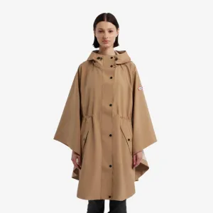 Hunter Women ROSE RAIN BONDED NOVELTY CAPE BRITISH TAN