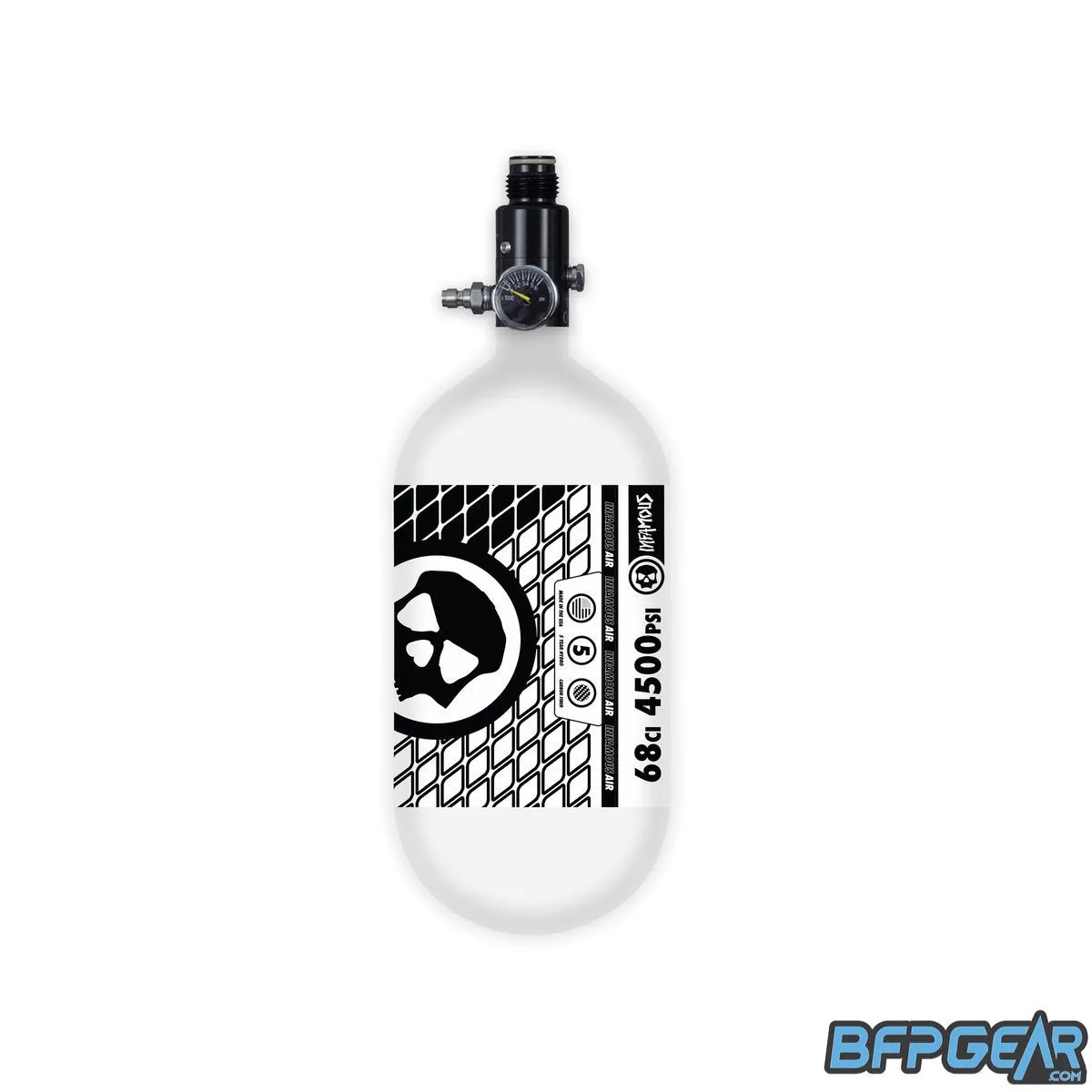 Infamous Air Tank Standard Regulator 68ci/4500psi - Air Pattern