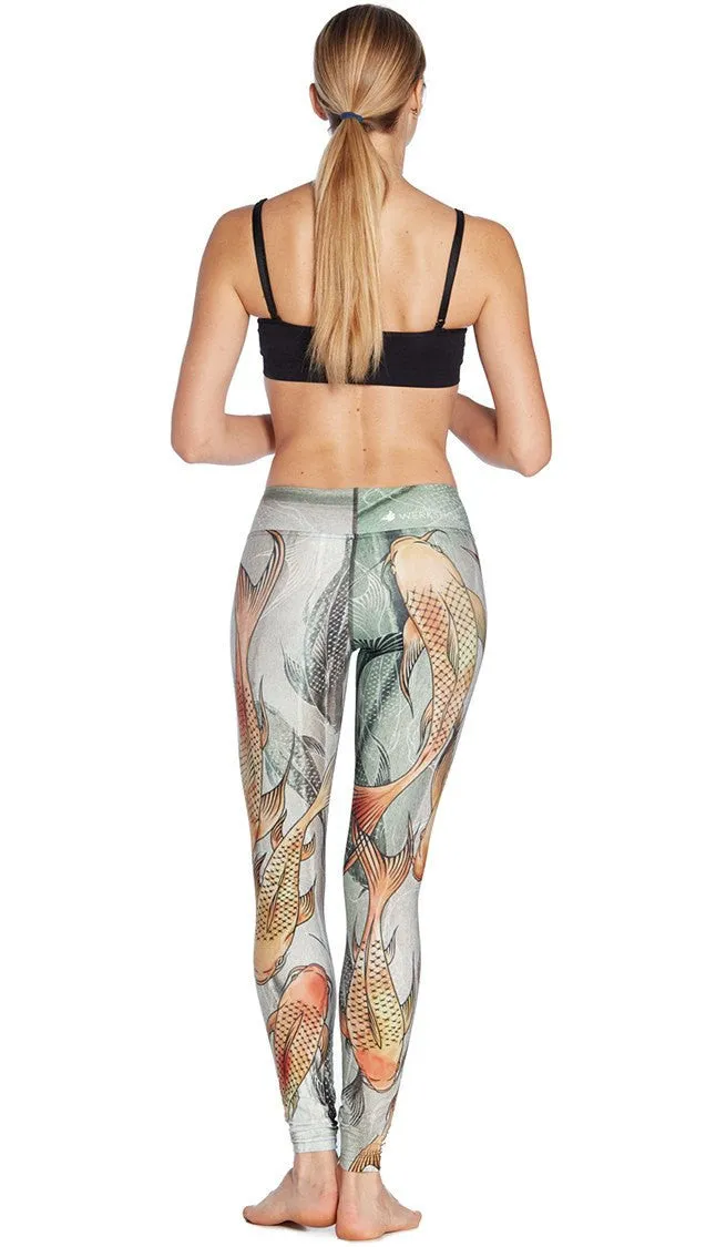 Koi Fish - Full Length Triathlon Leggings