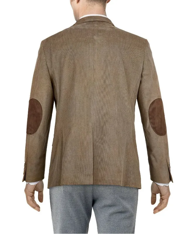 LAUREN RALPH LAUREN Classic Ultraflex Corduroy Sport Coat Brown Size 44L $295
