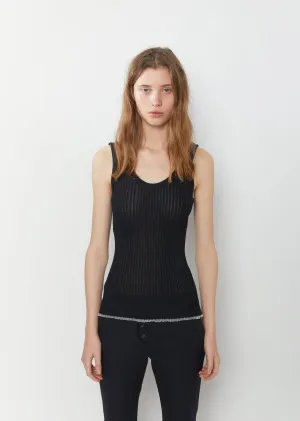 Lightweight Viscose Rib Tank