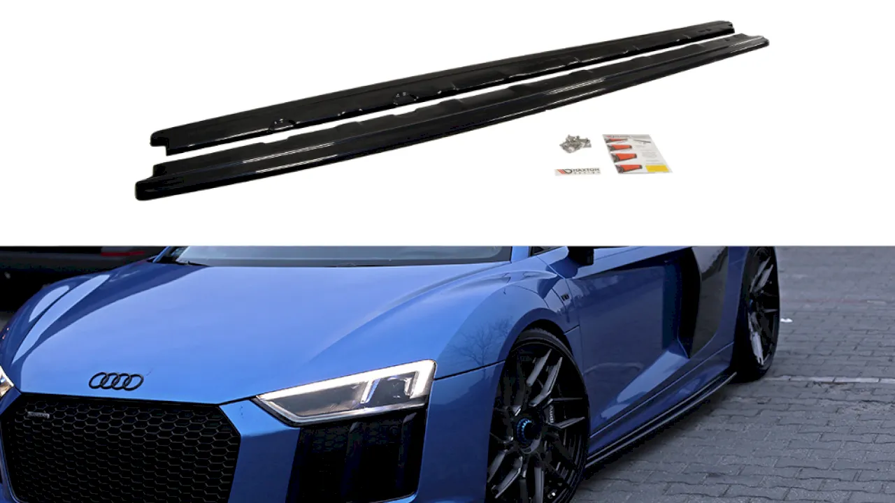 Maxton Design - SIDE SKIRTS DIFFUSERS AUDI R8 MK2