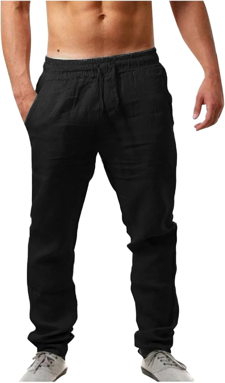 Men Cargo Combat Pants Casual Cotton Stretch Pant Cuffed Sweatpant Joggers Loose Fit Sports Gym Jogger Bottoms