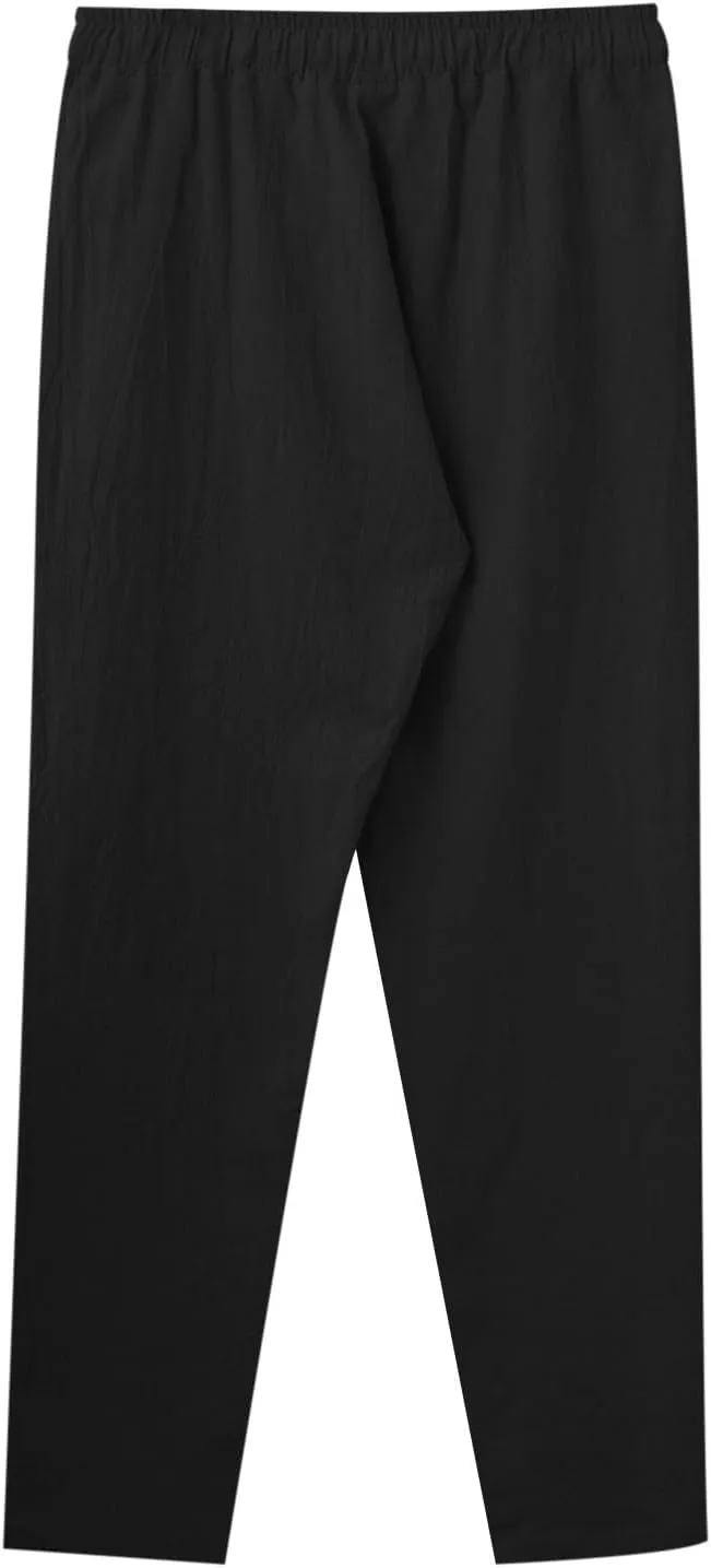 Men Cargo Combat Pants Casual Cotton Stretch Pant Cuffed Sweatpant Joggers Loose Fit Sports Gym Jogger Bottoms