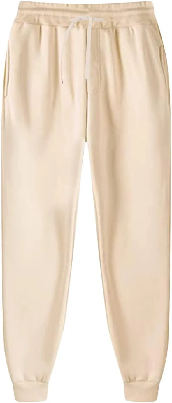 Men Combat Cargo Pants Casual Linen Stretch Drawstring Pant Beach Sweatpants Joggers Baggy Yoga Jogger Bottoms