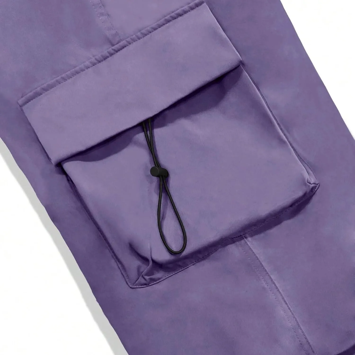 Mens Cargo Pants Casual Outdoor Camping Hiking Elasticated Waist Pant Jogging Work Pant with Pockets