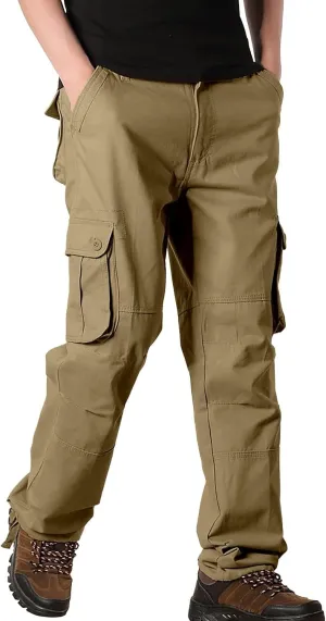 Mens Cargo Pants Casual Pantaln para Hombre De Moda Work Pants for Men Cargo Big Men's Sweatpants Drawstring Pant