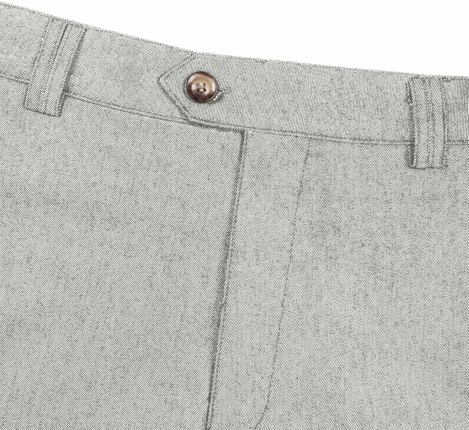 Mens Cotton Blend Chino Pants Slim Fit Flat Front Stretch Skinny Tapered Business Dress Pants Fashion Casual Trousers