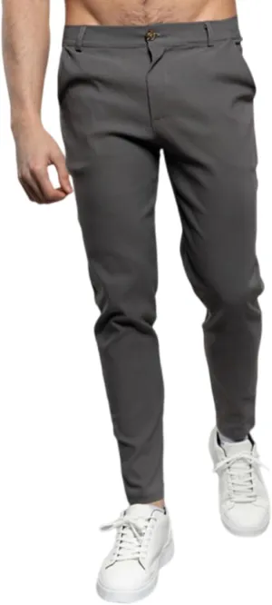 Mens Dress Pants Slim Fit Classic Stretch Chino Pants Casual Business Golf Pants Slacks Tapered Trousers