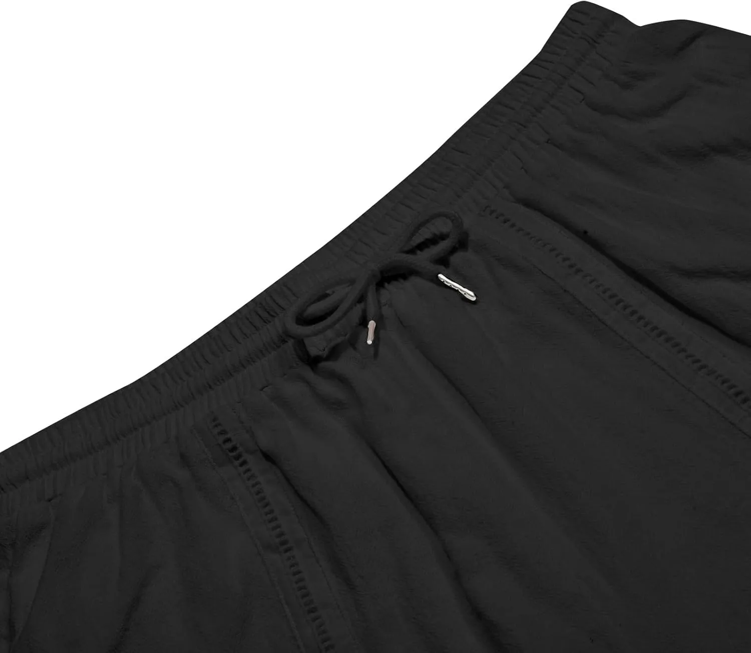 Men's Lightweight Jogging Pant Pockets Cargo Work Joggers Loose Sports Casual Sweatpant Open Hem Pant