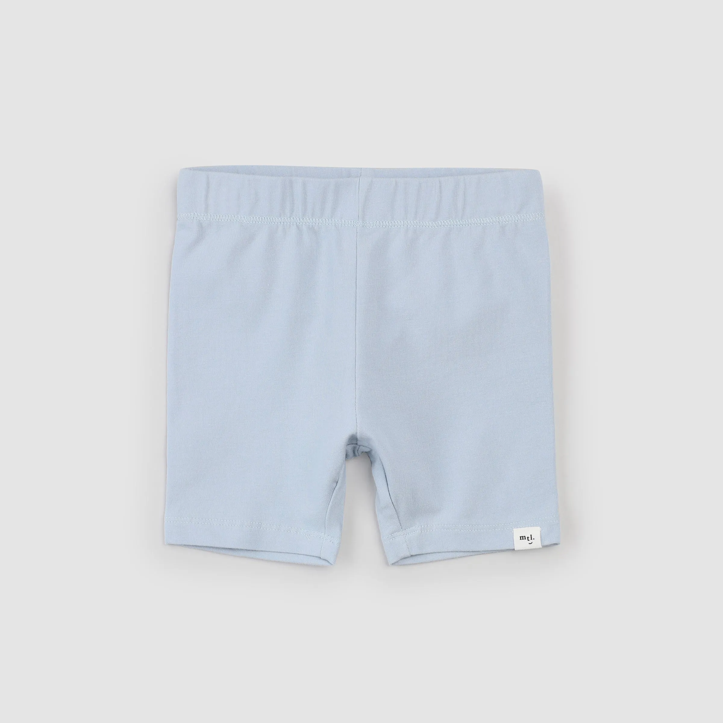 Mist Blue Miles Basics Biker Shorts