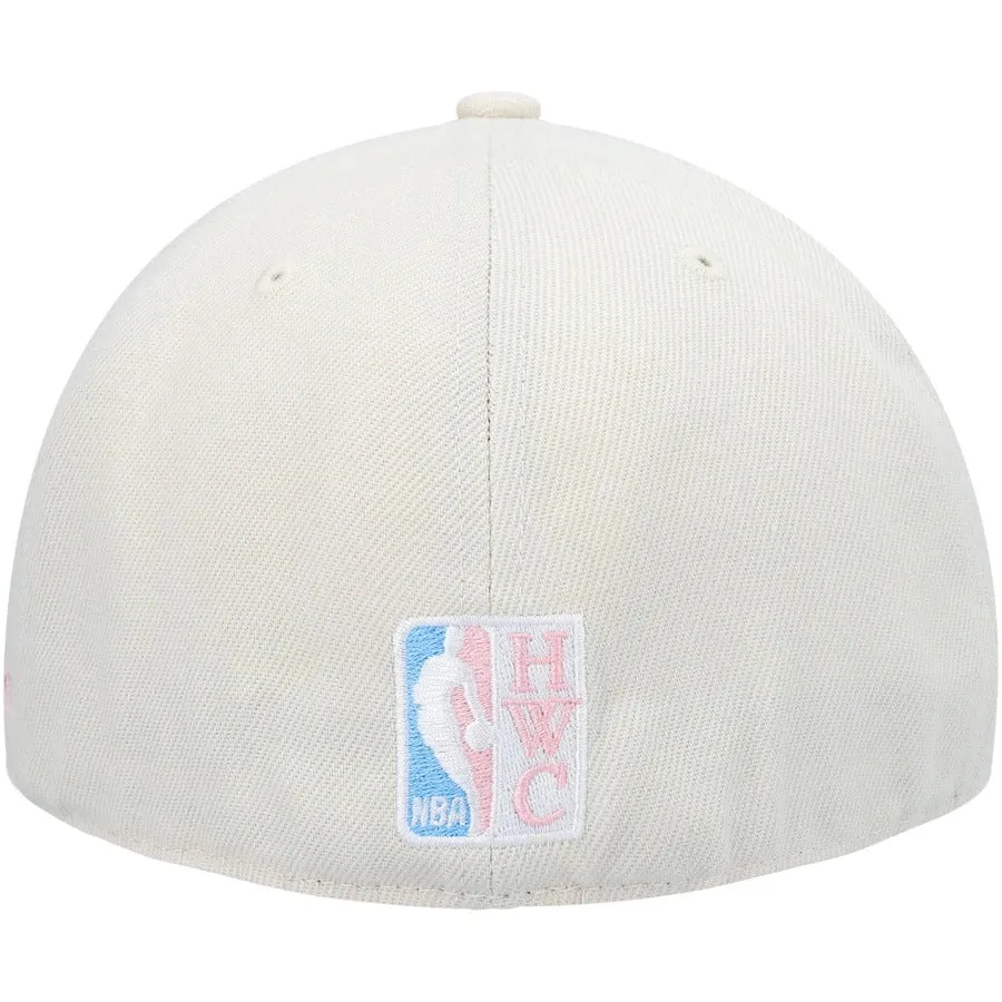 Mitchell & Ness x Lids Portland Trail Blazers Cream NBA Draft Hardwood Classics Cake Pop Fitted Hat