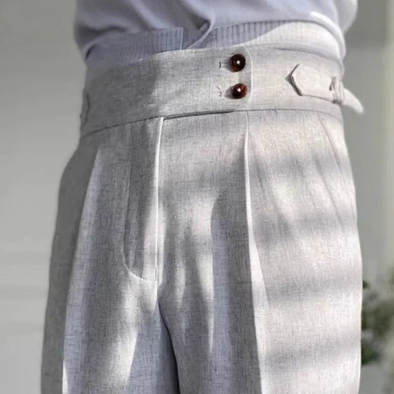 ✨New Arrival-Save 80%⏳🔥Men's Italian High-Waisted Formal Suit Pants🔥High-end series🍷