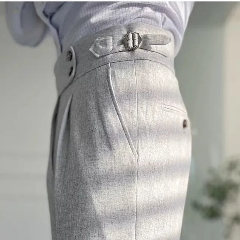 ✨New Arrival-Save 80%⏳🔥Men's Italian High-Waisted Formal Suit Pants🔥High-end series🍷