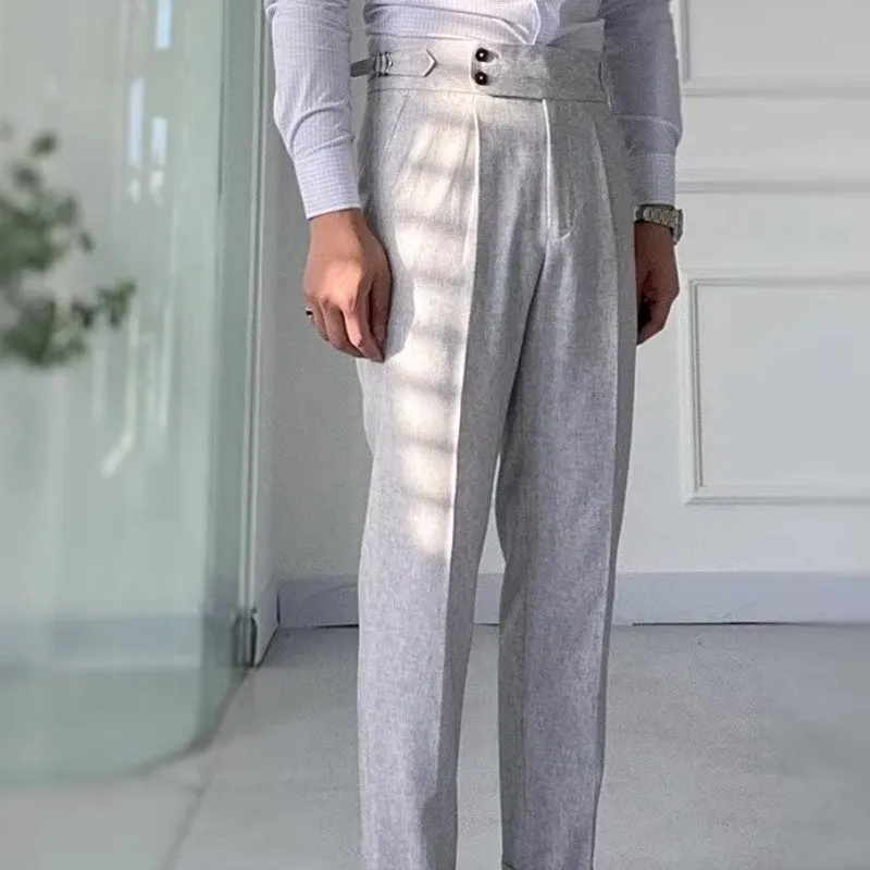✨New Arrival-Save 80%⏳🔥Men's Italian High-Waisted Formal Suit Pants🔥High-end series🍷
