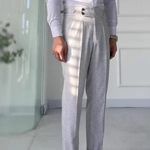 ✨New Arrival-Save 80%⏳🔥Men's Italian High-Waisted Formal Suit Pants🔥High-end series🍷