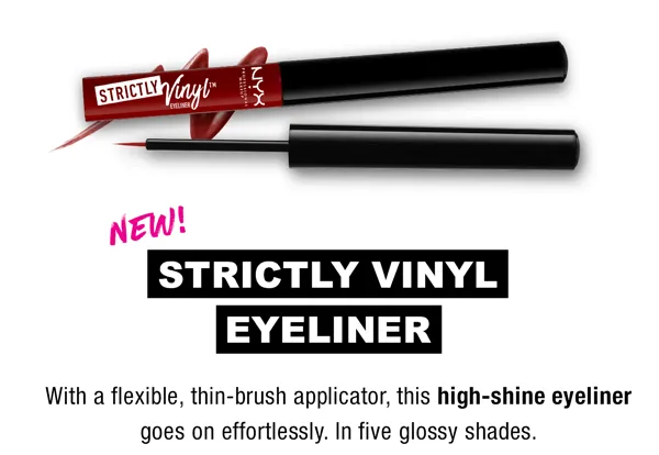 NYX Professional Makeup Strictly Vinyl Eyeliner,