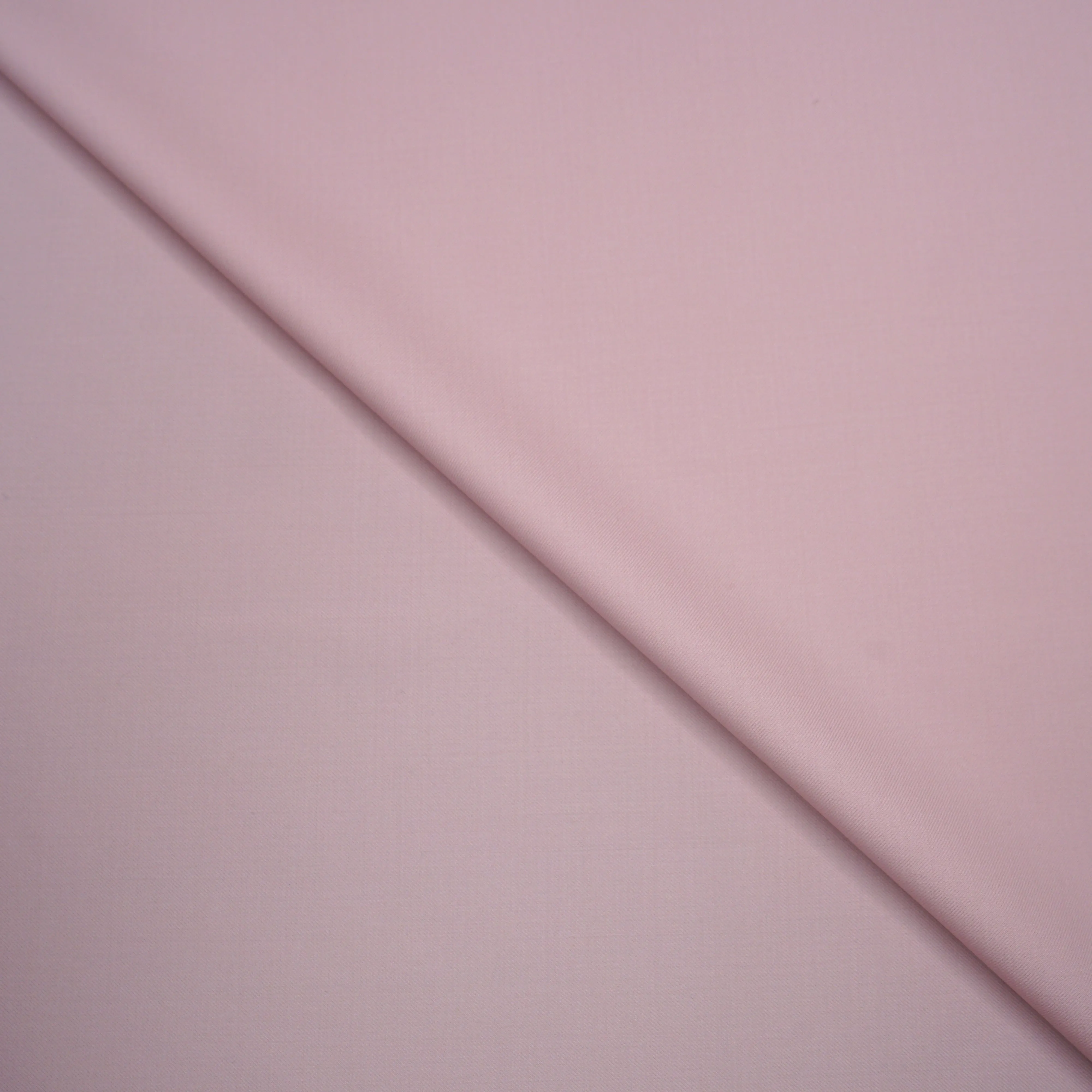 Pale Pink Solid Holland & Sherry Royal Mile Plains Suiting Fabric