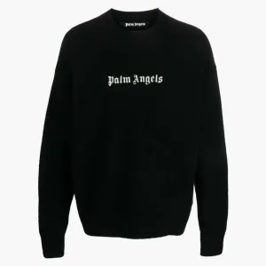 Palm Angels Classic Logo Sweater Black/white