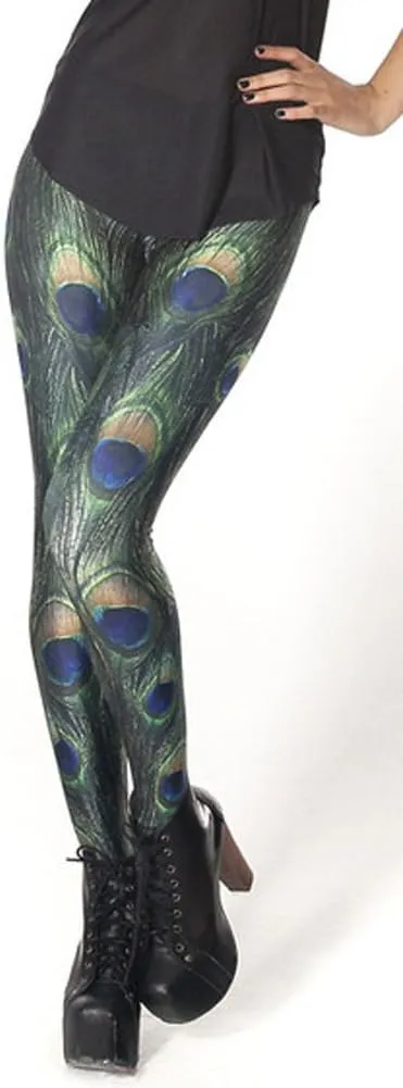 QZUnique Leggings for Women, Halloween Full-Length Printed Legging Footless Elastic Yoga Pants, Regular and Plus Size