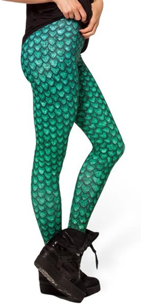 QZUnique Leggings for Women, Halloween Full-Length Printed Legging Footless Elastic Yoga Pants, Regular and Plus Size