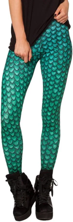 QZUnique Leggings for Women, Halloween Full-Length Printed Legging Footless Elastic Yoga Pants, Regular and Plus Size