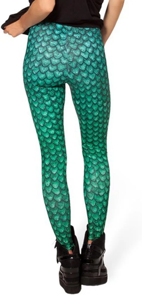 QZUnique Leggings for Women, Halloween Full-Length Printed Legging Footless Elastic Yoga Pants, Regular and Plus Size