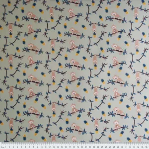 Raincoat Poplin Fabric, Monkey- Width 100cm