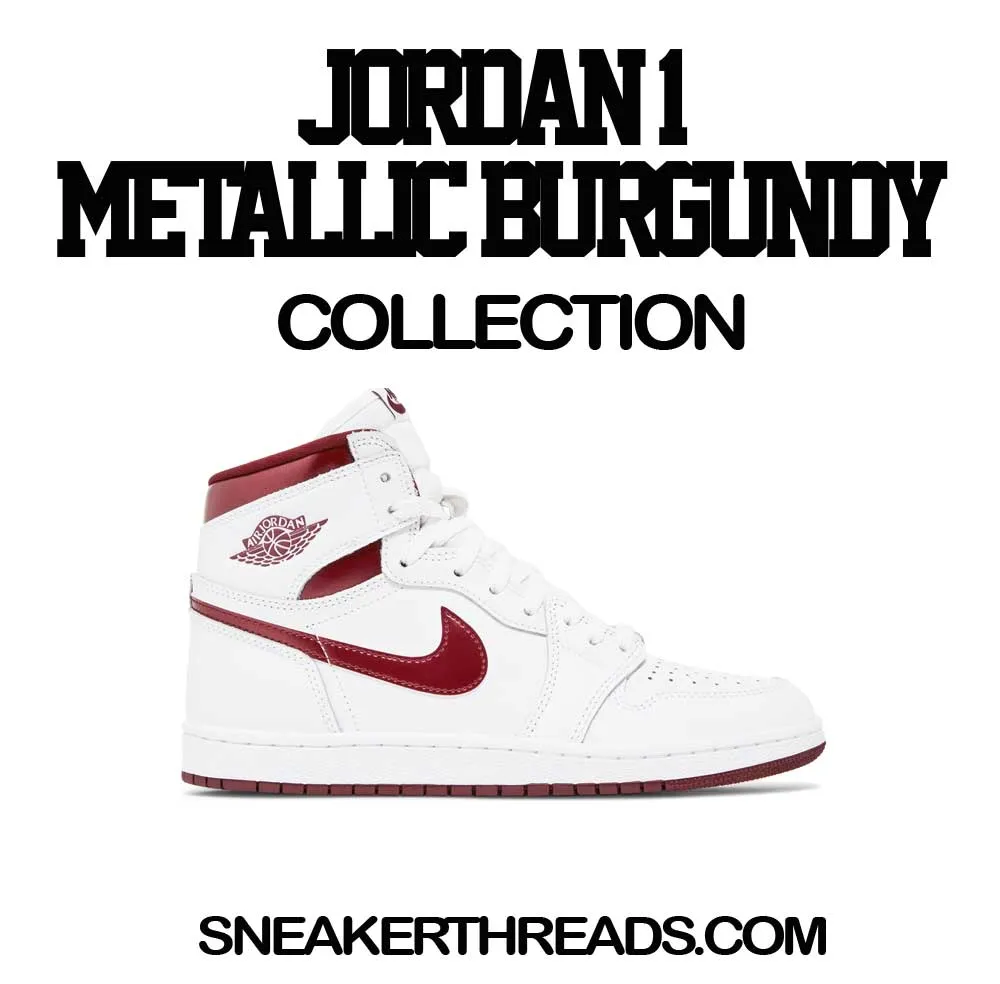 Retro 1 Metallic Burgundy Goat Shirt