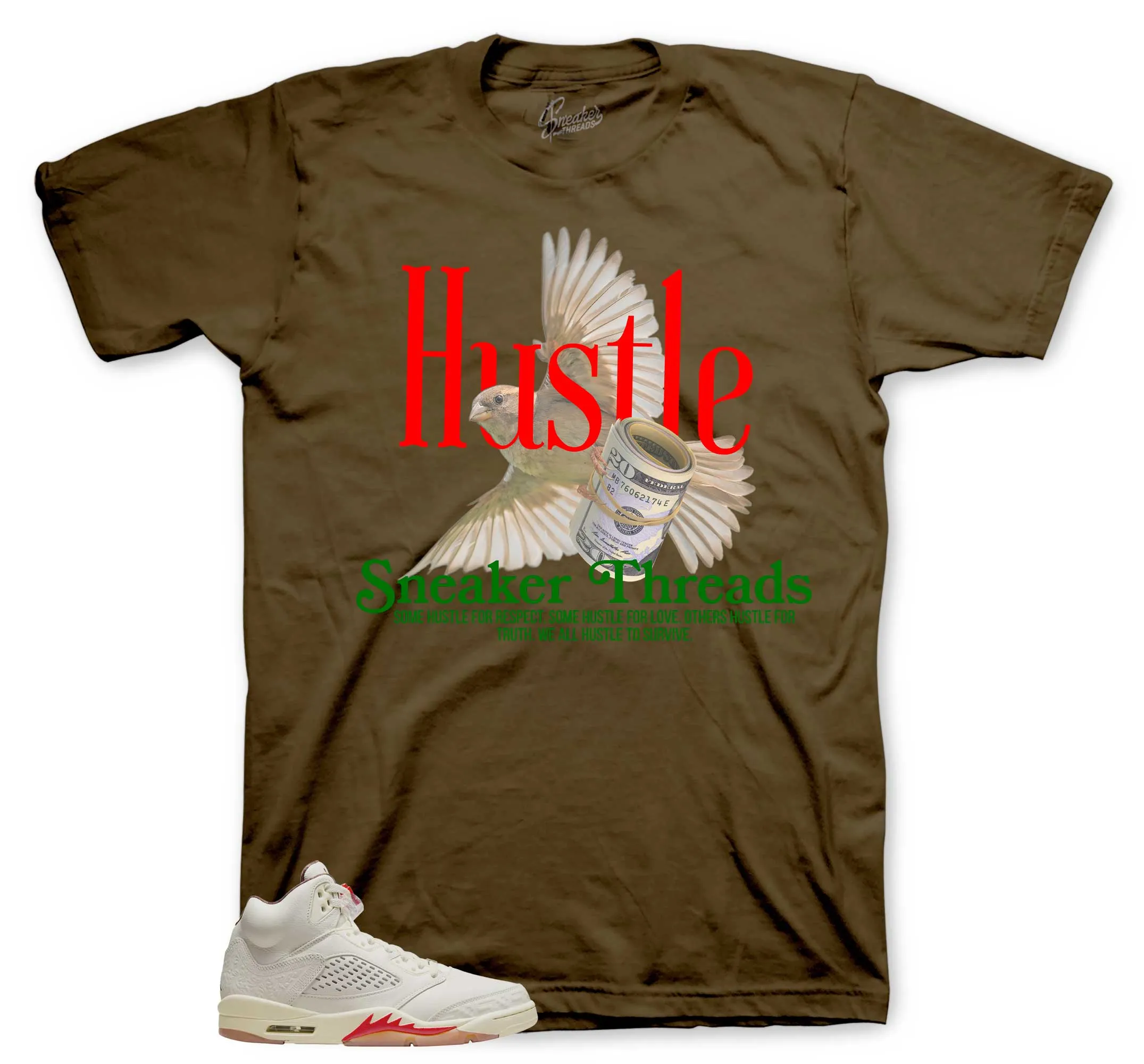 Retro 5 "El Grito" Hustle Bird Shirt