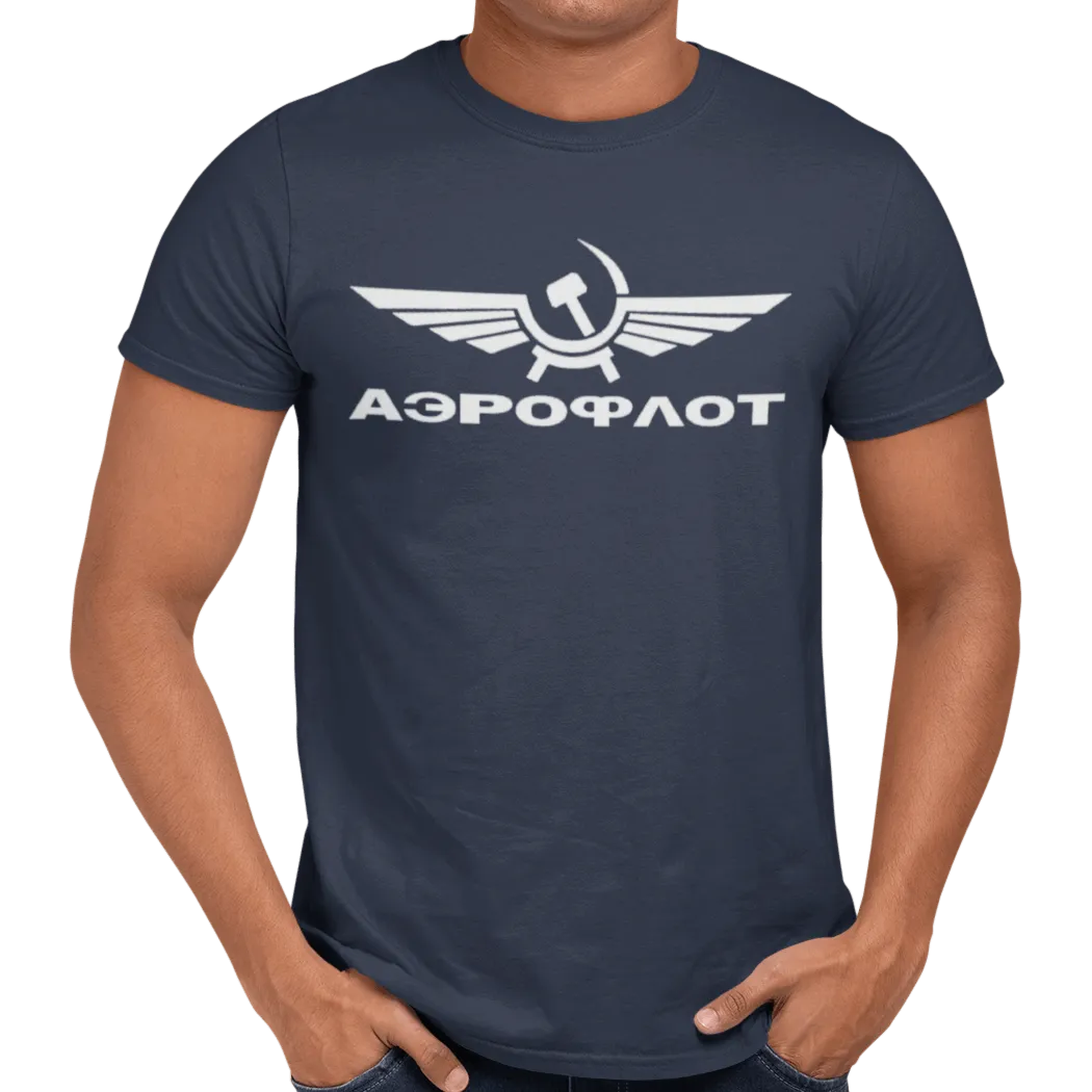 Retro Russian Aeroflot T-Shirt