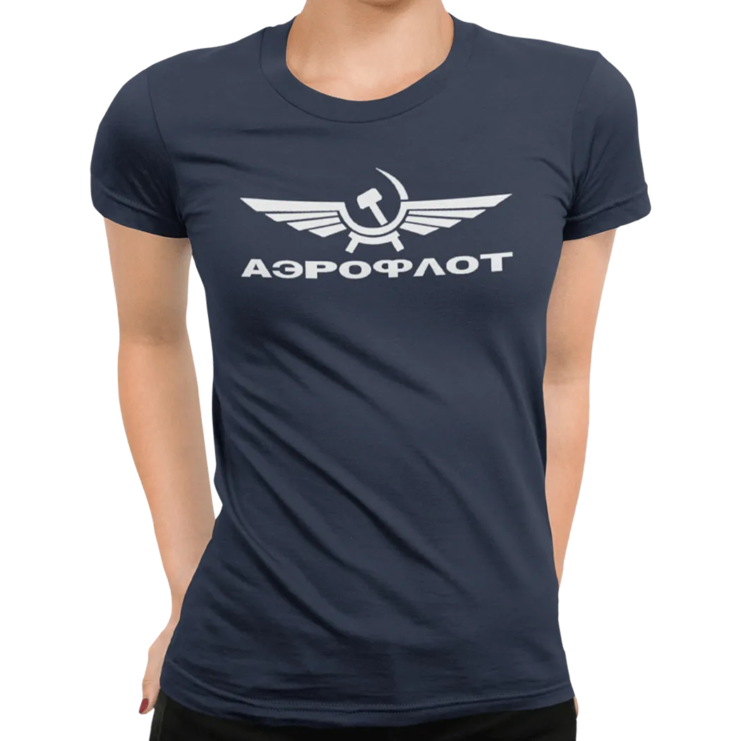 Retro Russian Aeroflot T-Shirt